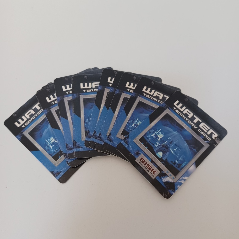 Risk 2210 AD‎ Water Territory 13 Cards Avalon Hill Replacement Parts
